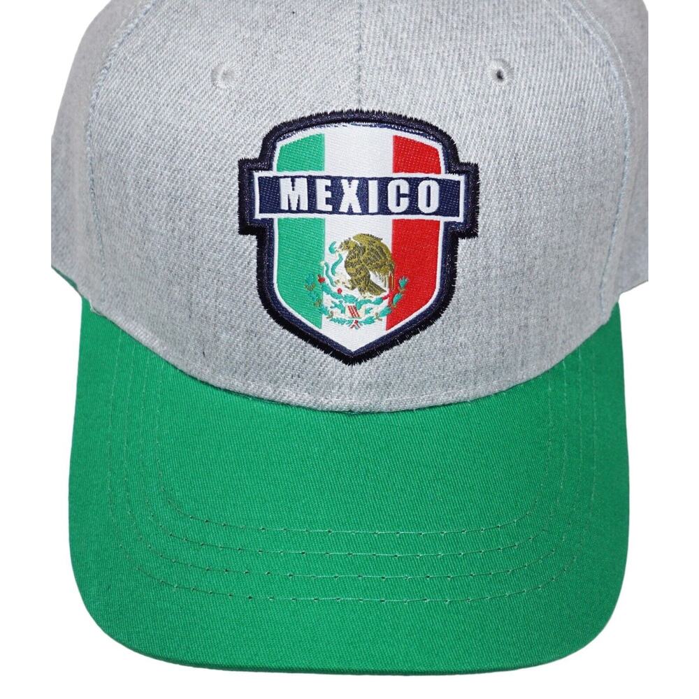 FIFA Mexico National Team Soccer Hat - Mexicana de Futbol Sports Gray Cap 2018